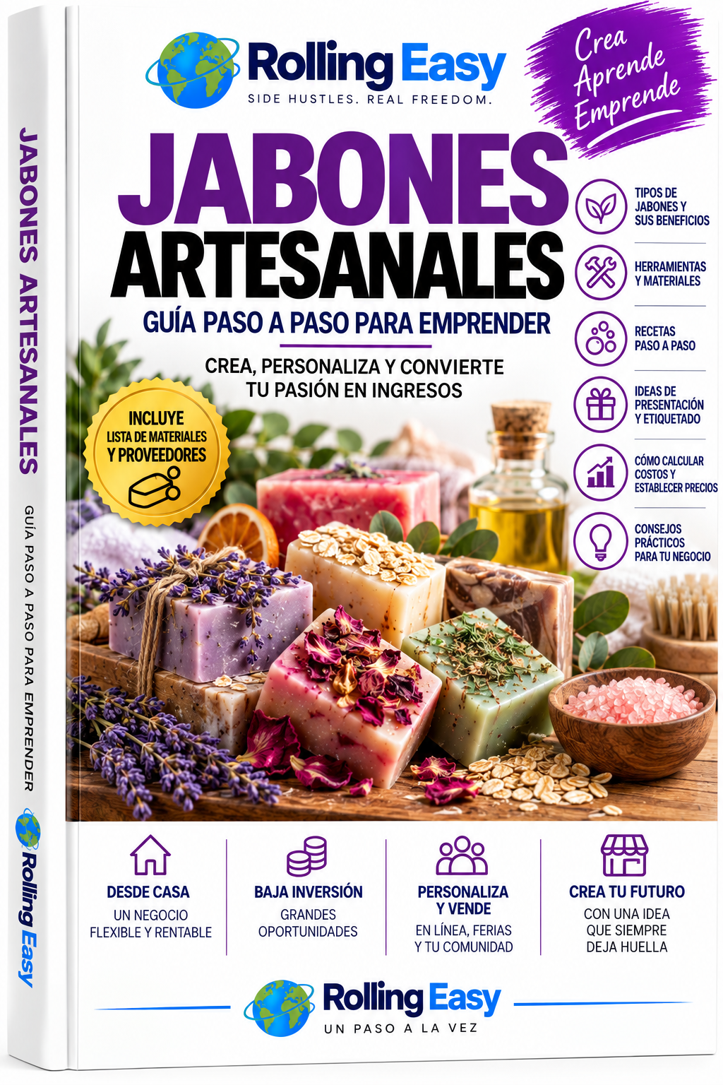 Jabones Artesanales: Guía paso a paso para emprender | Rolling Easy