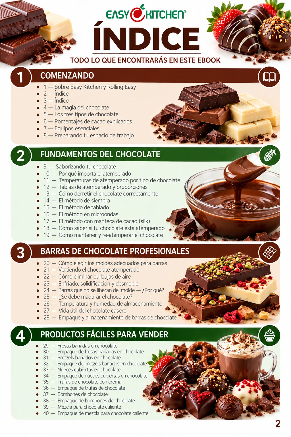 Chocolates Gourmet – Guía Práctica para Crear, Presentar y Vender