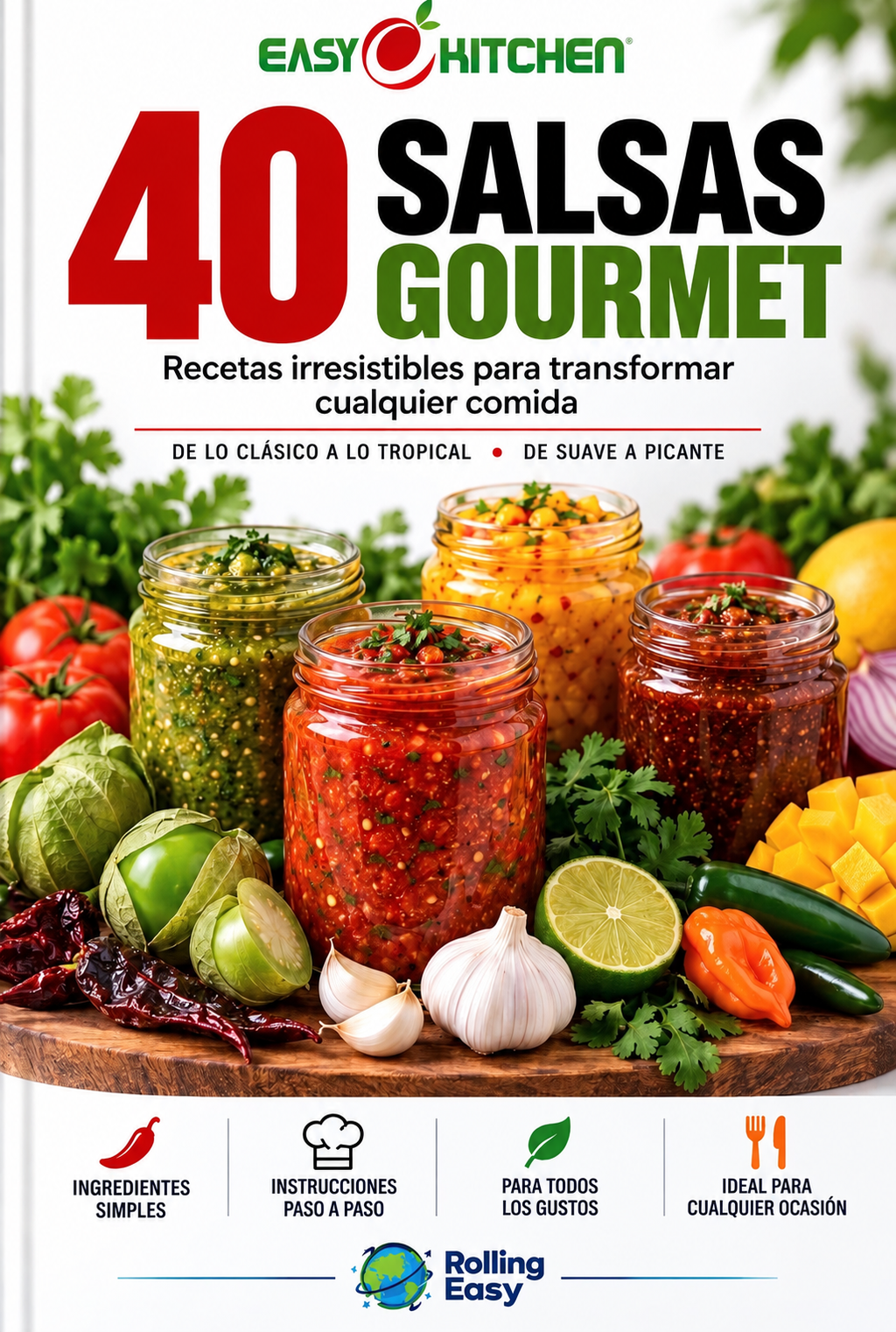 40 Salsas Gourmet – Recetario digital para emprender | Easy Kitchen